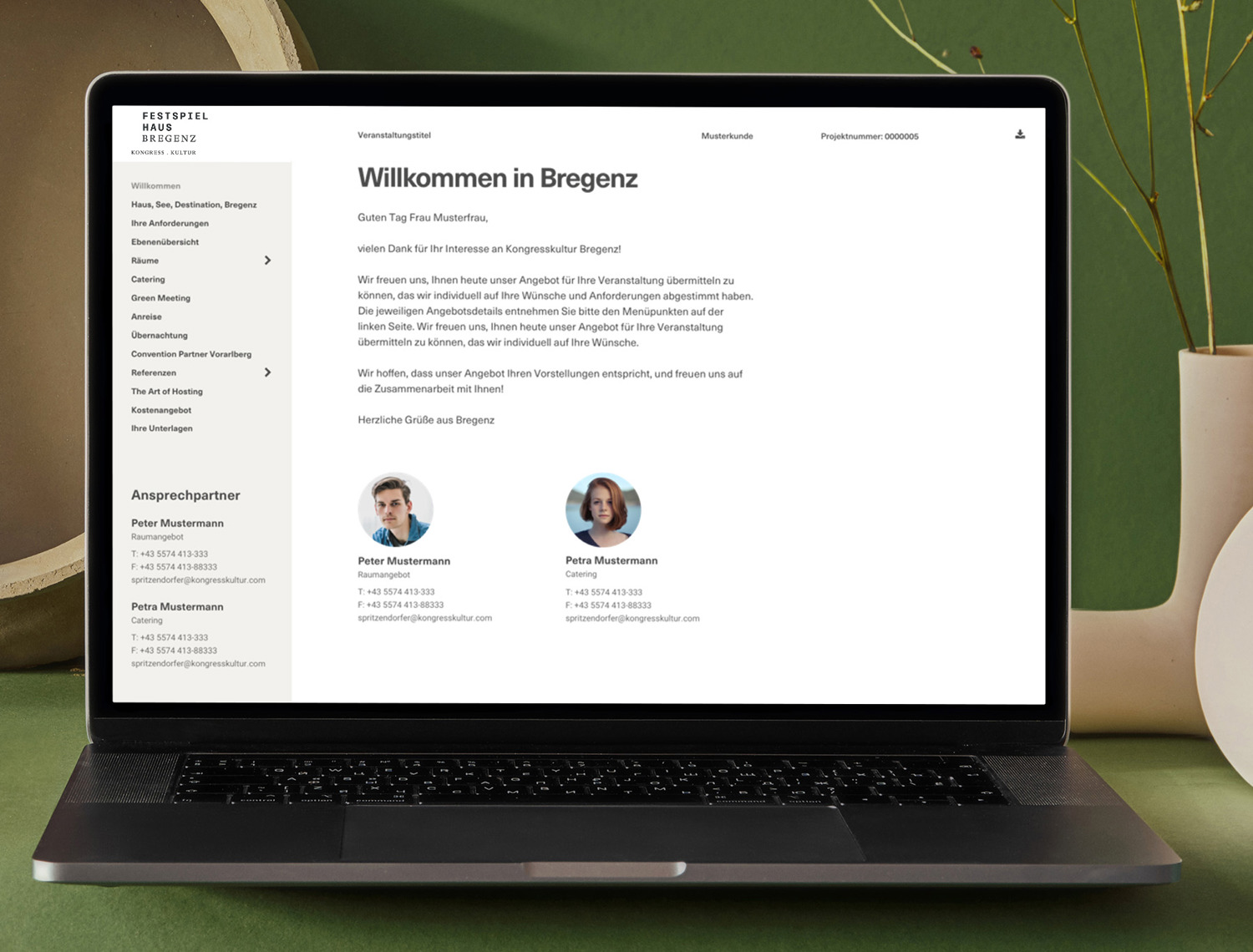 Festspielhaus Bregenz Kundenportal Veranstaltungsportal