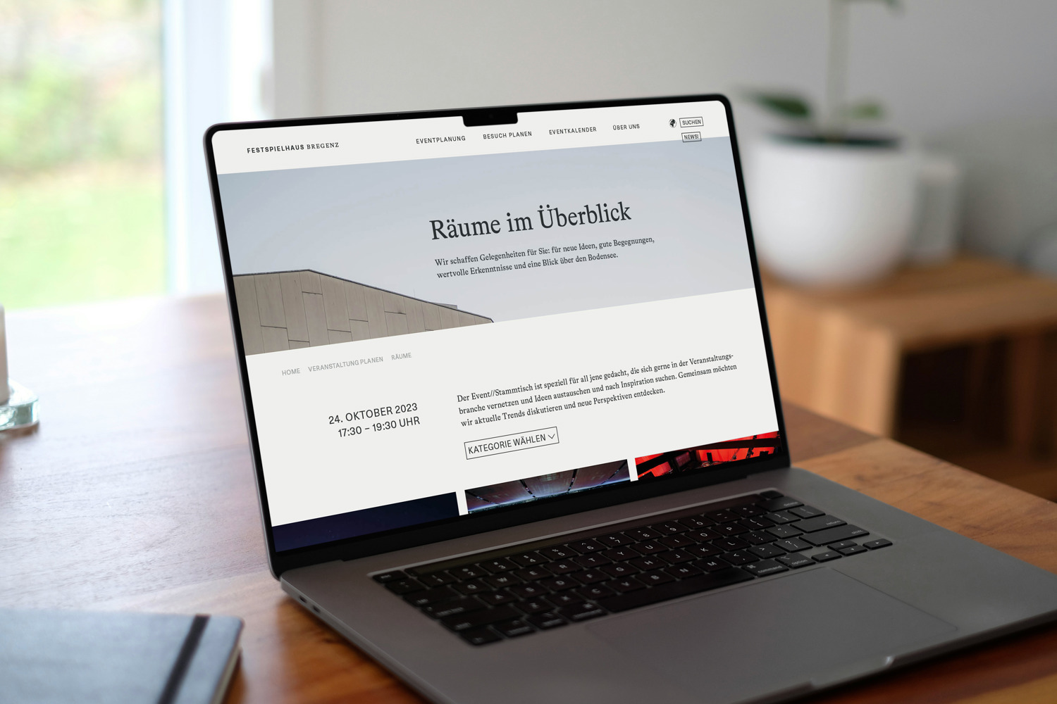 Website Festspielhaus Bregenz